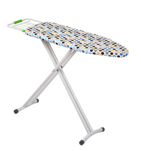 T Leg Adjustable Height Mesh Ironing Board with Cotton Cover