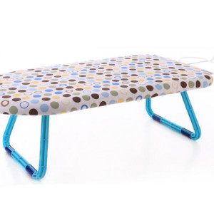 Plastic Tabletop Ironing Board with Folding Legs and Iron Rest