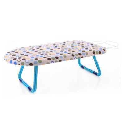 Plastic Tabletop Ironing Board with Folding Legs and Iron Rest