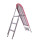 Foldable Ladder Ironing Board with Cotton Cover and Iron Rest