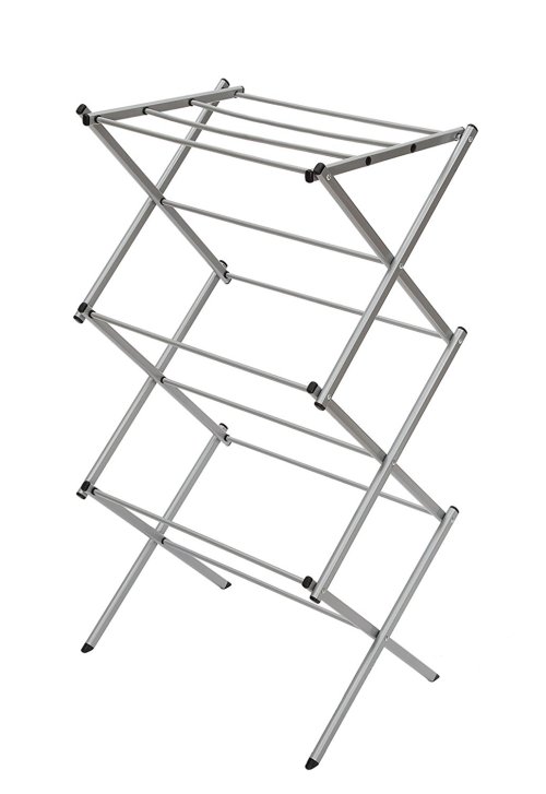 3-tier Folding Anti-Rust Compact Steel Drying Rack