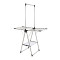 Stainless Steel Pipe Foldable Wing-Arm Laundry Rack
