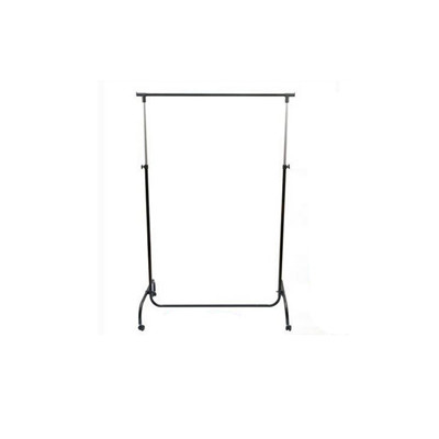 Rolling Clothing Garment Rack with Single Rod