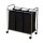 Mobile 3-Bag Heavy-Duty Laundry  Storage Cart with Handle