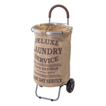 Multi-function Rolling Laundry Cart with Removable Bag