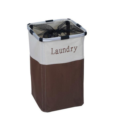Square Foldable Laundry Hamper with Side Handles