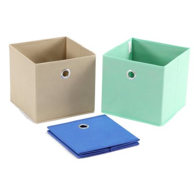 Simple Houseware Foldable Cube Storage Bin with Handles