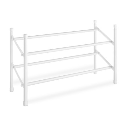 Metal Free Standing 2 Tier Shoe Rack