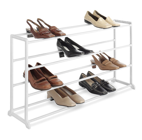 Durable Free Standing 4 Tier Shoe Rack