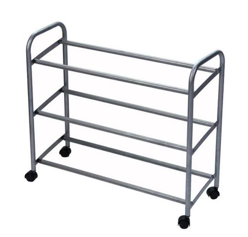 Metal Rolling 3 Tier Shoe Rack