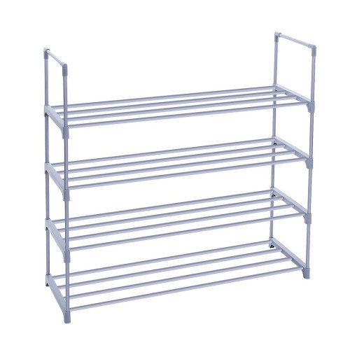 Durable 4 Tier Shoe Rack with Handles