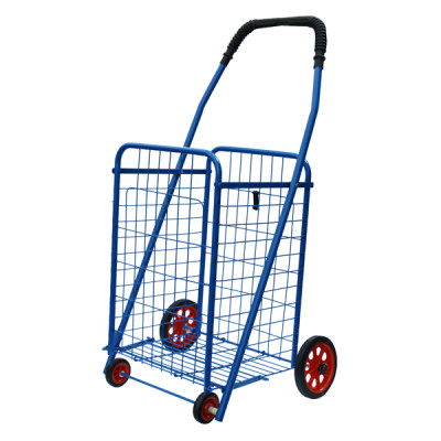 Wholesale Folding Four Wheels Cart Fruit And Vegetable Shopping Trolley