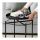X-Base Metal Coffee Side Table with Round Top