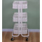 Heavy Duty Home Metal Storage Holder Kitchen Rack 3 Tier Rolling Cart