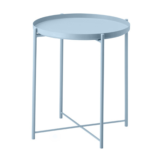 Nordic Metal Coffee Side Table with Round Tray Table