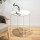 X-Base Metal Coffee Side Table with Round Top