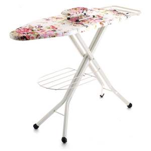 Adjustable Tabletop Ironing Board with Retractable Iron Rest