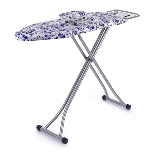 H-Leg Tabletop Ironing Board with Retractable Iron Rest
