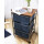 3 Drawer Storage Organizer Rolling Cart with Board