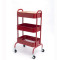 New Multi-functional Mesh Rolling Cart With Handle 2 3 Tier Organizer Utility Cart Storage Shelves