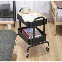 Metal Movable Serving Trolley Cart with Handle