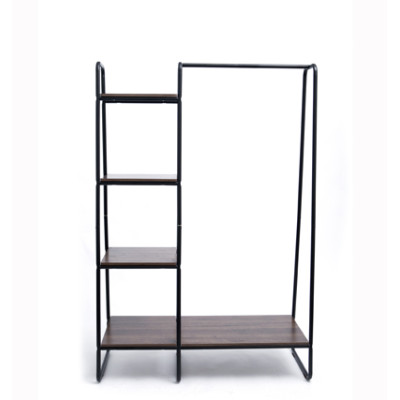 Heavy Duty Garment Rack with 4 Tier and Shoe Bench