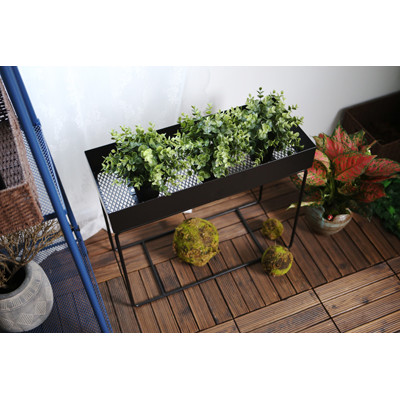 Modern metal storage rack flower stand