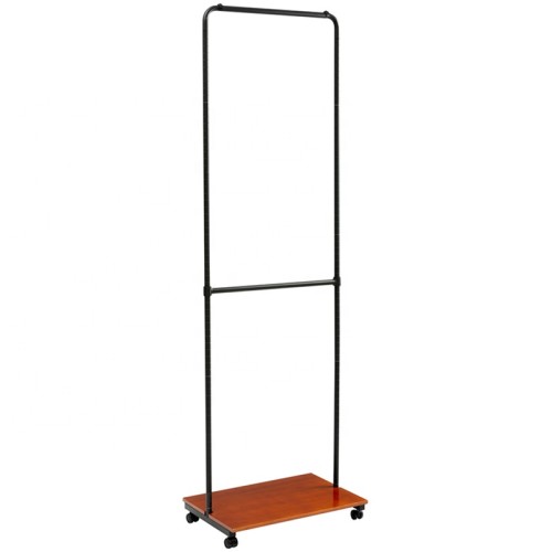 Metal Living Room Durable Clothes Rack Clothes Rack Easy For Clothing Store With Wheels