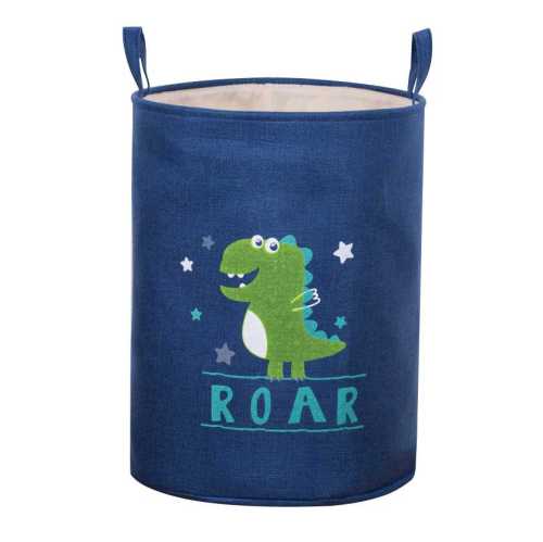 Wholesale Moisture Proof Canvas Polyester Kids Toy Folding Storage Bucket