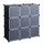 Multipurpose 9 Cubes for home storage DIY Plastic Cube Storage Organizer Closet