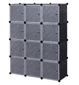 Wholesale Large Cube Storage 12-Cube Organizer Shelves Clothes Dresser Closet Organizer Cabinet