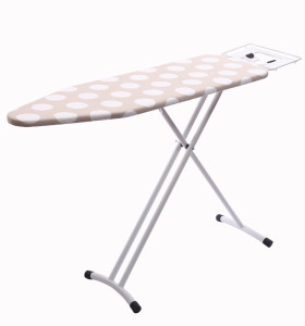 Iron Tube Cotton Cover Adjustable Height Ironing Board Folding Knitted Cotton,steel Mesh and Silicone Mat 60-80cm 90x30cm Modern