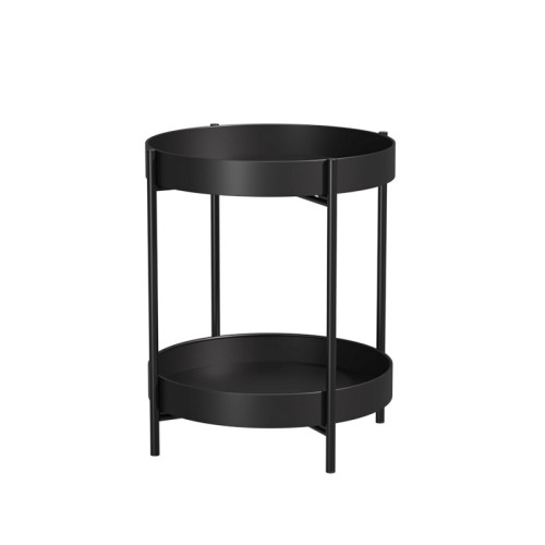 Cheap Living Room Furniture Tray Small Round Table Modern Metal Outdoor Coffee and Side Table