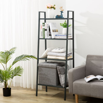 Amazon Best-Selling Metal Mesh 4-Tier Storage Rack/Supermarket Shelves