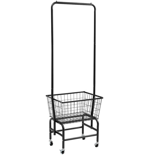 Simple Design Movable Modern Laundry Metal Racking Boutique Clothing Racks