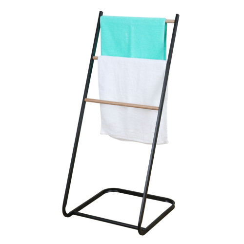 2021OEM Factory Trapezoidal Shelf 3 Tier Metal Iron Towel Rack Stand