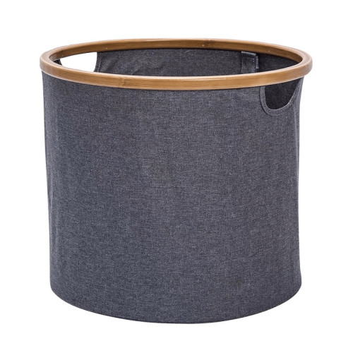 Collapsible Laundry Hamper Bamboo Fabric Bamboo Foldable Laundry Basket Hamper