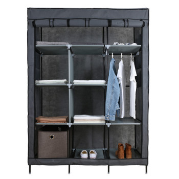 Modern Fabric Cabinet Bedroom Furniture Closet Wardrobe Multifunctional Non Woven Wardrobe Home Closet Shelving