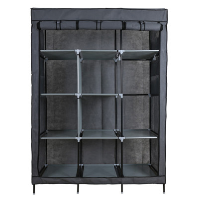 Modern Fabric Cabinet Bedroom Furniture Closet Wardrobe Multifunctional Non Woven Wardrobe Home Closet Shelving
