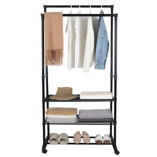 Hot selling Customized Storage racks for clothes Double Retractable Garment rack Clothing Rack