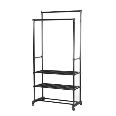 Hot selling Customized Storage racks for clothes Double Retractable Garment rack Clothing Rack