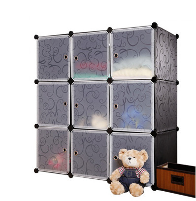 Multipurpose 9 Cubes for home storage DIY Plastic Cube Storage Organizer Closet