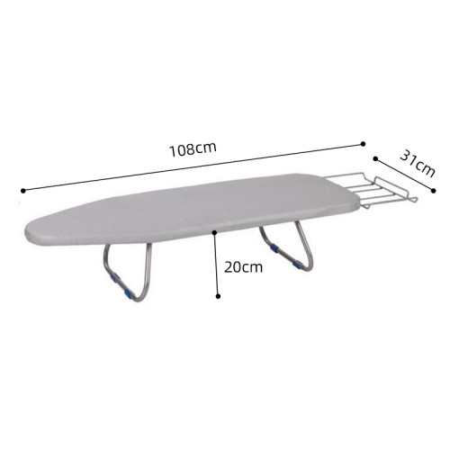 Hosehold Tabletop Ironing Board with Folding Legs and Iron Rest