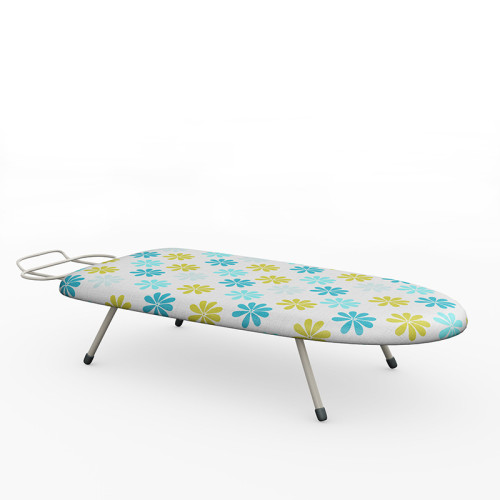 Foldable Tabletop Ironing Board with Legs and Iron Rest