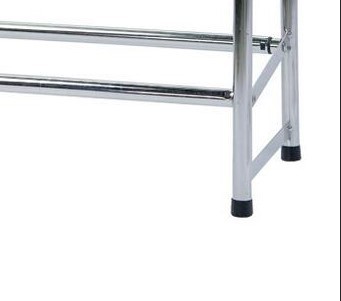 Wholesale Good Quality Entryway Shelf Cabinet With 4 Tiers Durable Steel Chrome Shoe Shelves