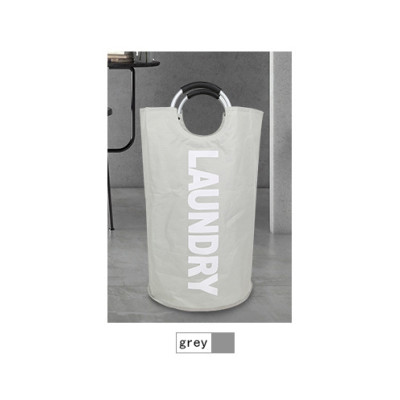 Waterproof Collapsible Hamper/Dirty Clothes Basket/Circular Handle Bag