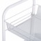 3 Tier Metal Rolling With Handle Trolley Kitchen Multi Level Stand Utility Rolling Cart