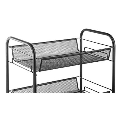 5 Tier Home Organizer Kitchen Storage Utility Cart With Wheels Metal Utility Cart Rolling Storage Rack Tolley