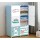 6-Cube Closet Kid Furniture Storage Organizer DIY Display Rack Cabinet Kids Plastic Wardrobe