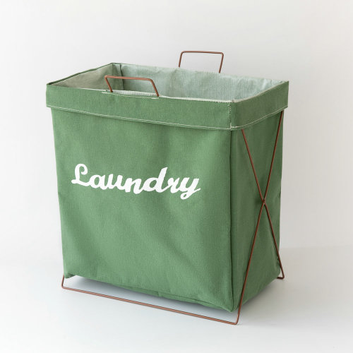 Multifunctional  Metal Wire Fabric Bathroom  Portable Laundry Storage Hamper